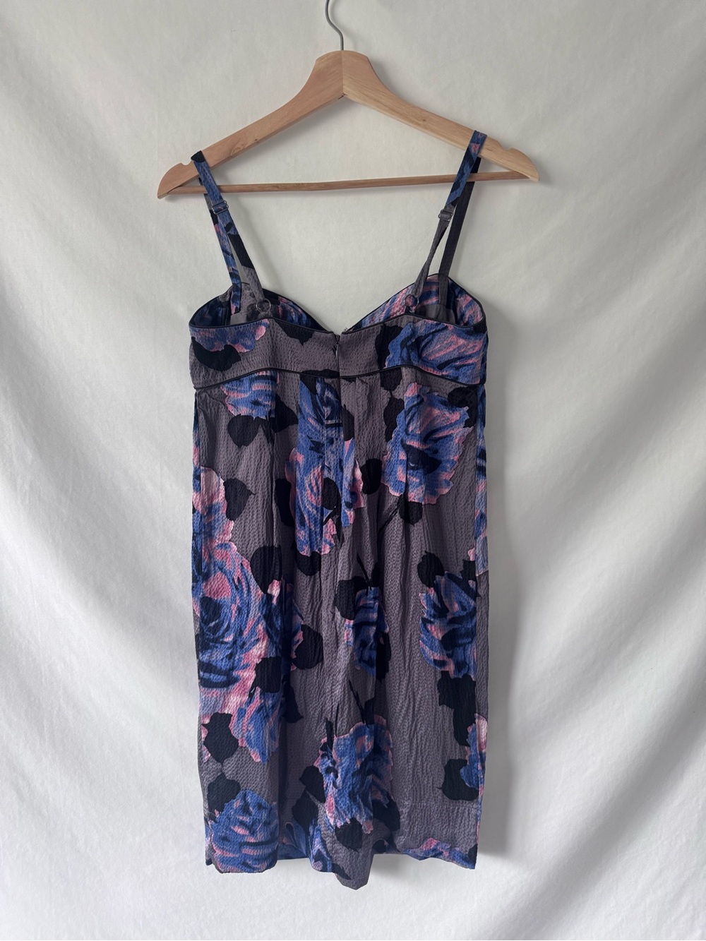 Rebecca Taylor Vintage Y2K Silk Floral Bustier Dress 6 - Picture 5 of 10